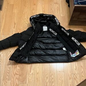 Moncler Kids Puffer Jacket in Black